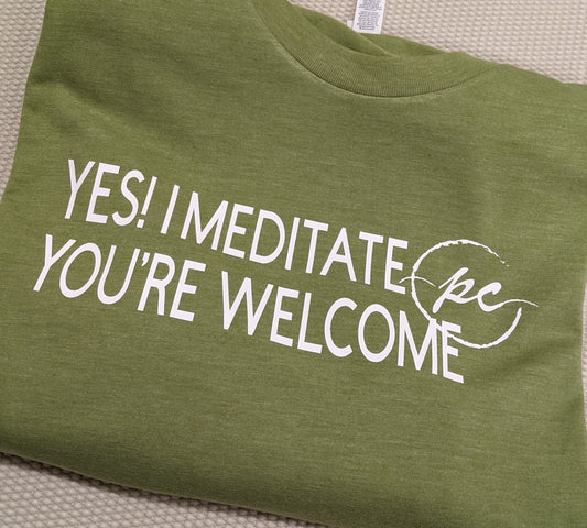 Yes! I Meditate SS Soft Tee